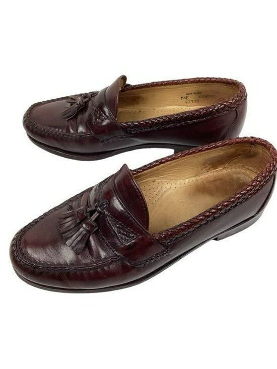 Allen Edmonds Maxfield Tassel Loafer Brown Style #47717 Mens 9.5 E main image 8
